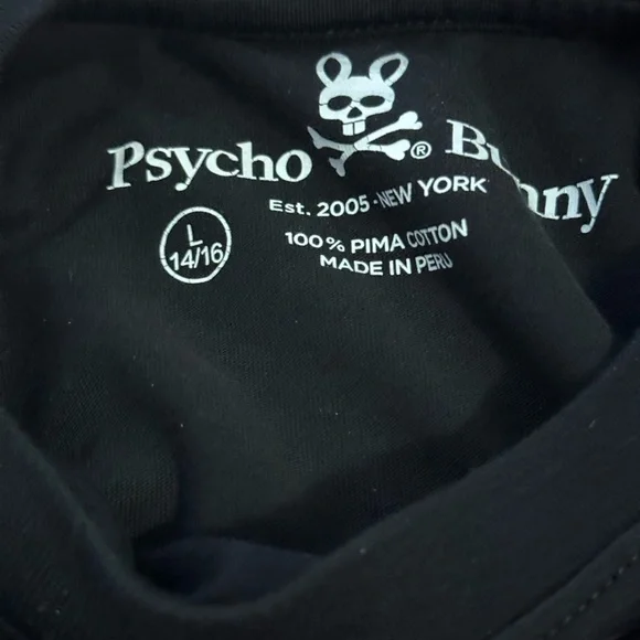 4 Psycho Bunny Kids Shirts Lot of 4! Green/Black/Red/Teal - Picture 11 of 13